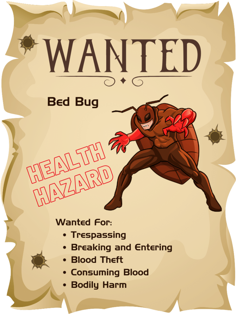 Wanted Poster Bed Bug